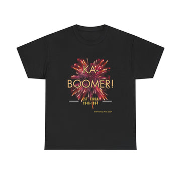 Ka-Boomer! Unisex Comfy Short Sleeve Tee Shirt Original Design By Whitetop Arts