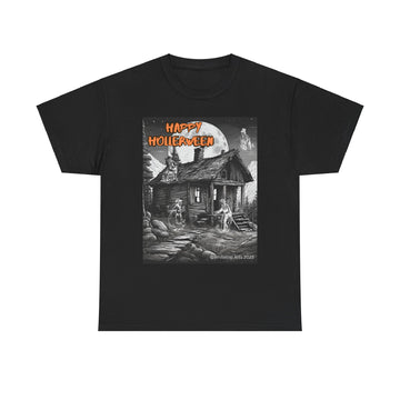 Happy Hollerween Unisex Short Sleeve Cotton Tee Halloween Fall Autumn Whitetop Arts