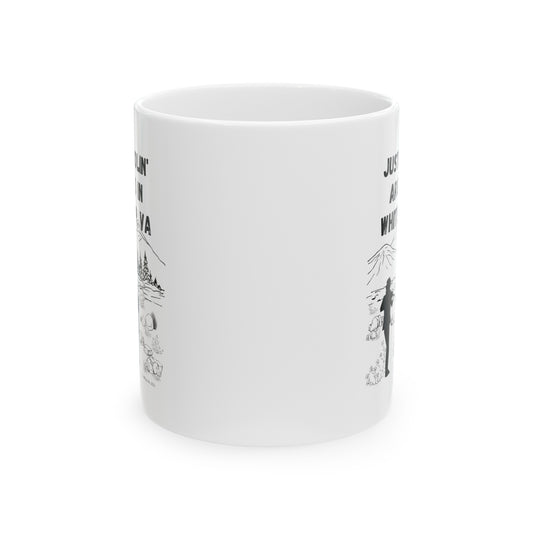 Just Fiddlin' Around In Whitetop Ceramic Mug 11oz Whitetop Arts