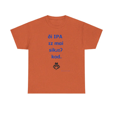 The IPA Is My Secret Code International Phonetic Alphabet Speech Pathologist Short Sleeve Cotton Tee Shirt