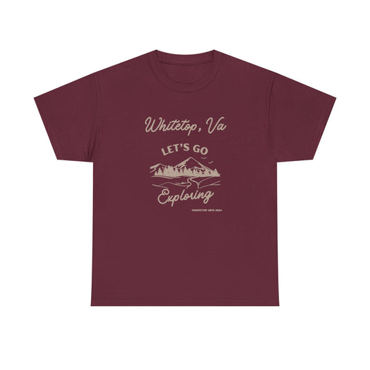 Whitetop, VA Let’s Go Exploring Adventure T-Shirt
