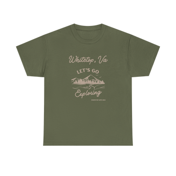 Whitetop, VA Let’s Go Exploring Adventure T-Shirt